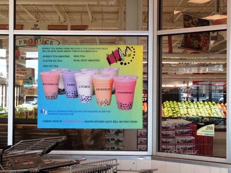 Bubble Tea Fusion - Milwaukee, WI menu_pic