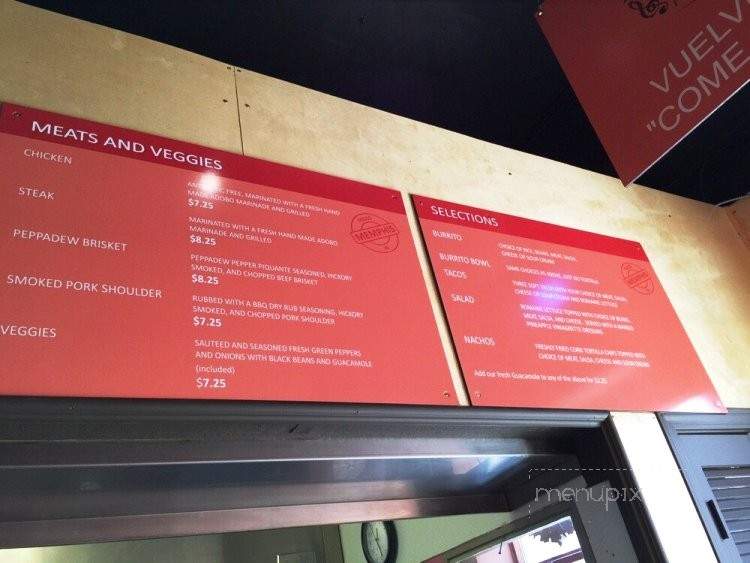 Burrito Blues Mexican Grill - Memphis, TN menu_pic