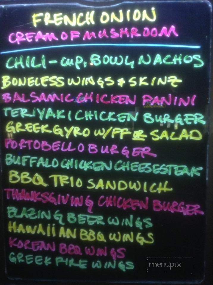 BVH Sports Bar - Barryville, NY menu_pic