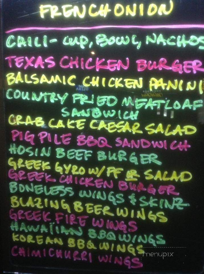 BVH Sports Bar - Barryville, NY menu_pic