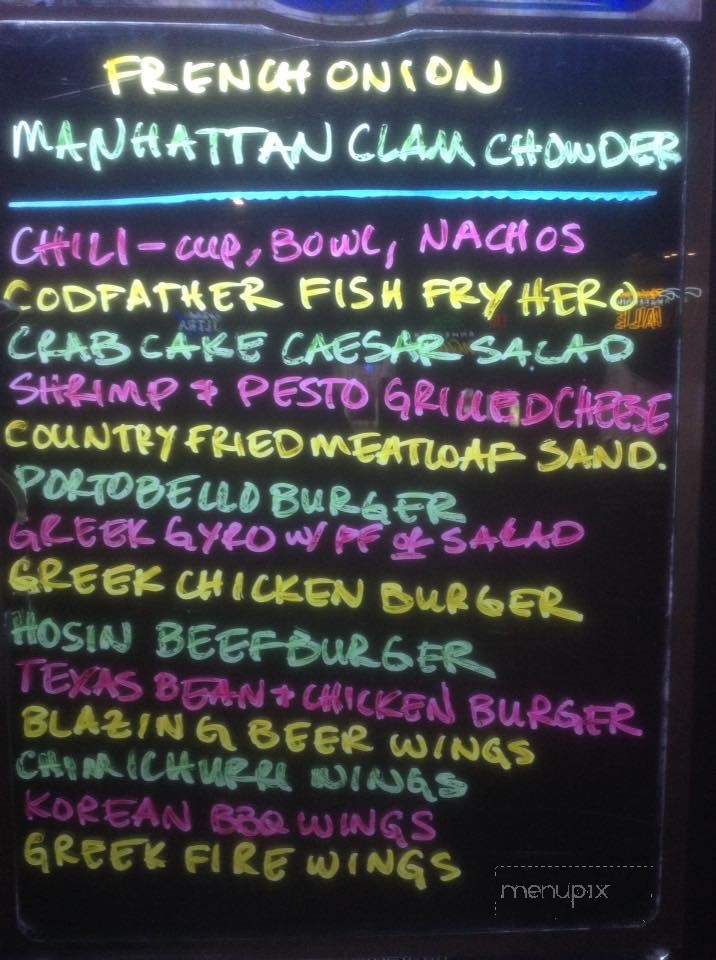 BVH Sports Bar - Barryville, NY menu_pic