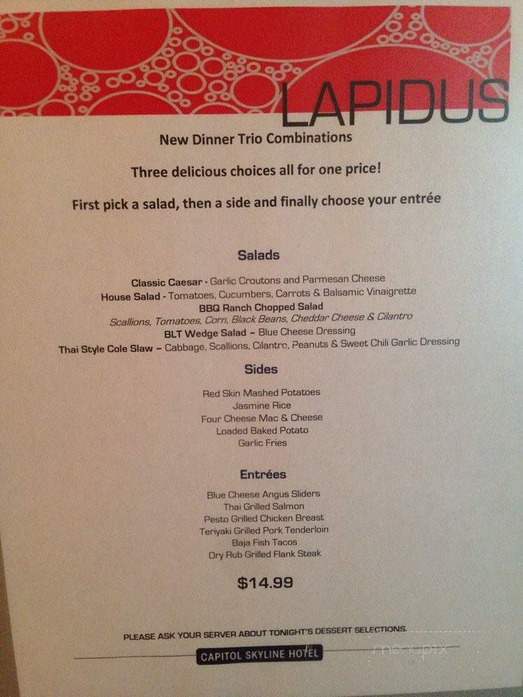 Lapidus - Washington, DC menu_pic