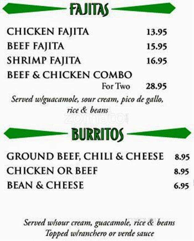 Casa Cha Cha - Richardson, TX menu_pic