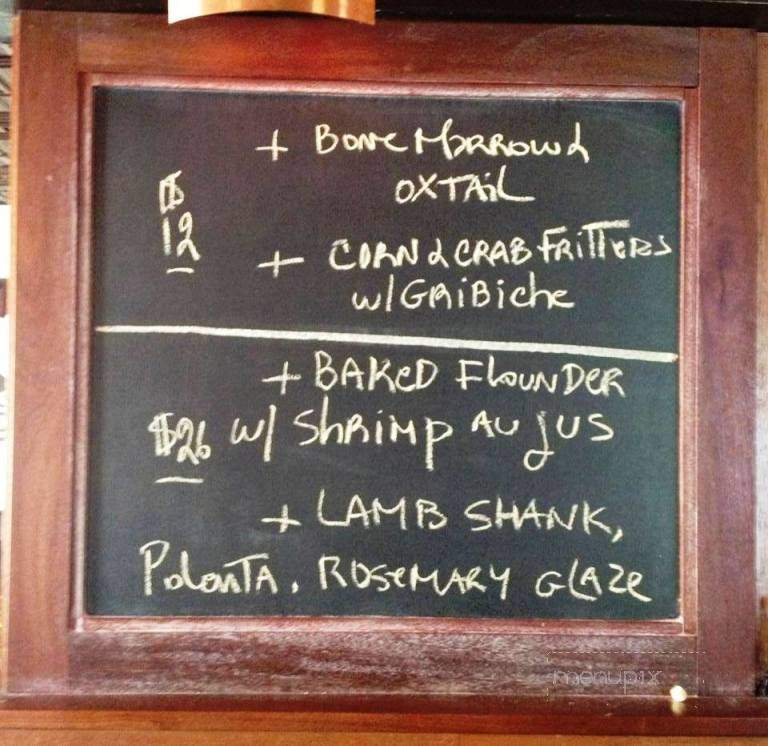 Chez Albert - Amherst, MA menu_pic