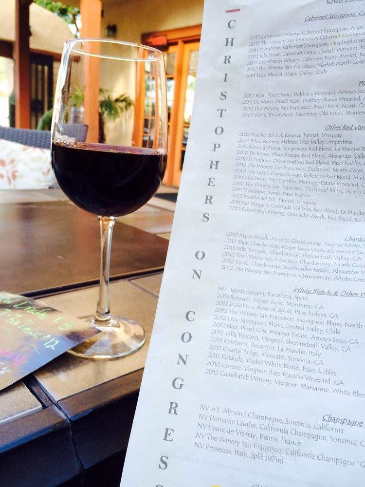 Christopher's On Congress - San Diego, CA menu_pic