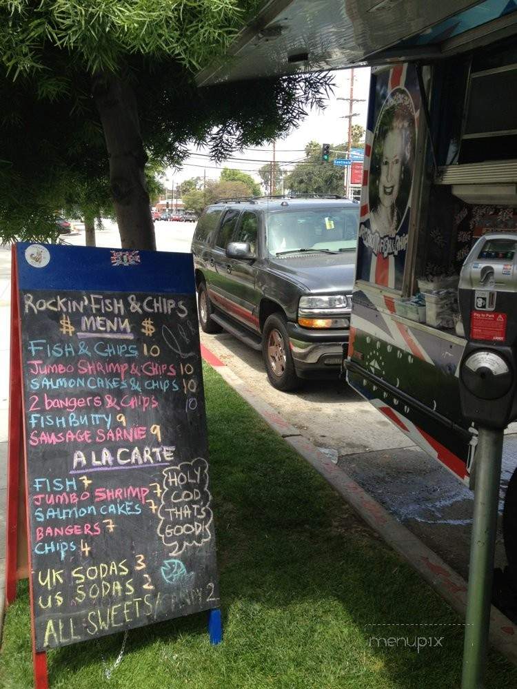 Cod Save the Queen - Los Angeles, CA menu_pic