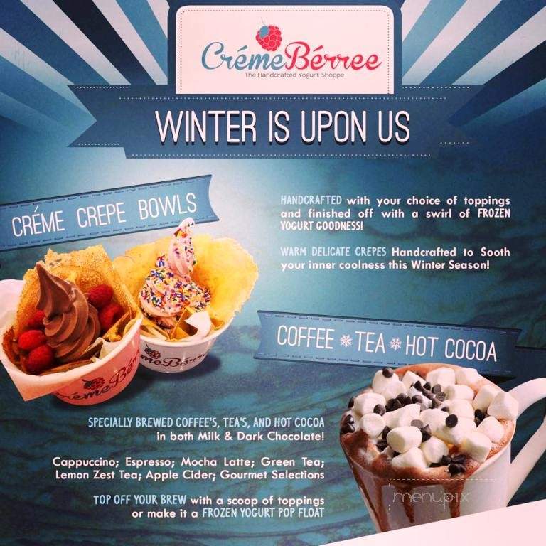 Creme Berree - Garwood, NJ menu_pic