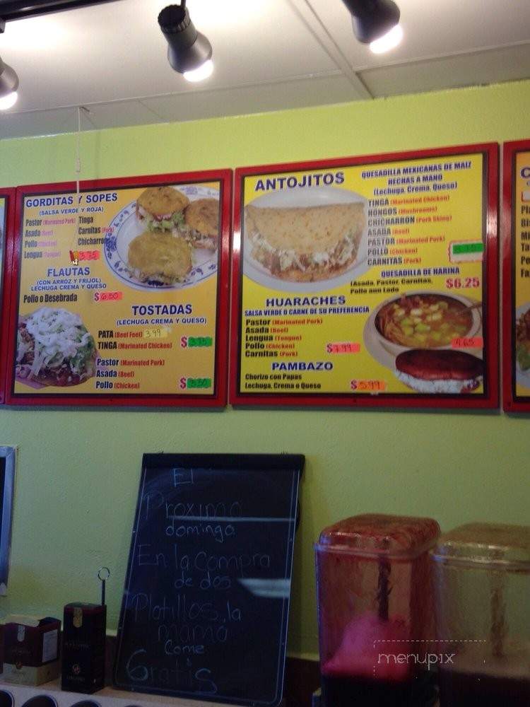 Cristal's Bakery & Mexican Food - Glendale, AZ menu_pic