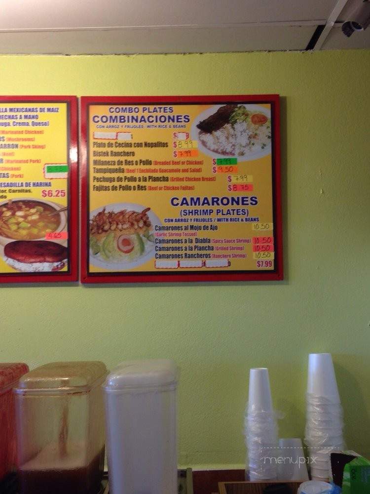 Cristal's Bakery & Mexican Food - Glendale, AZ menu_pic
