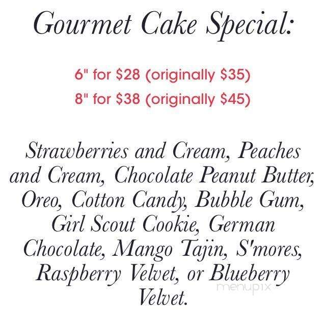 Cupcakes By Natashia - Saint Petersburg, FL menu_pic