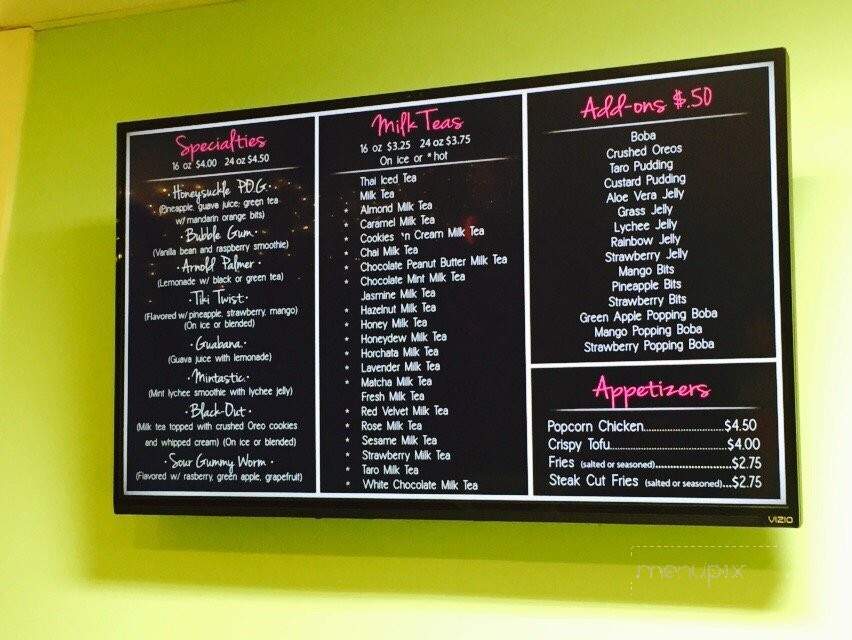 Honeysuckle - Signal Hill, CA menu_pic