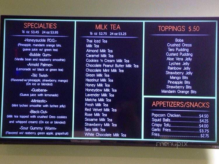 Honeysuckle - Signal Hill, CA menu_pic