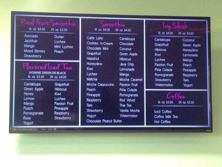 Honeysuckle - Signal Hill, CA menu_pic