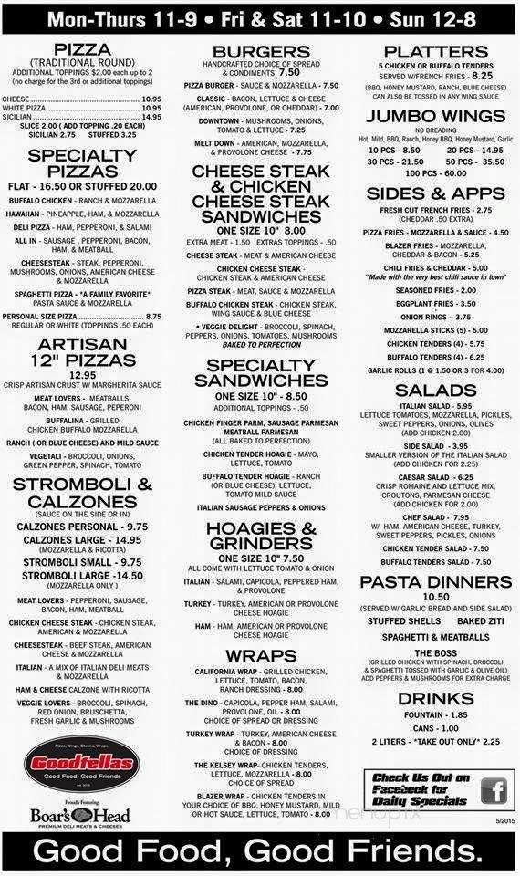 Goodfellas - Douglassville, PA menu_pic