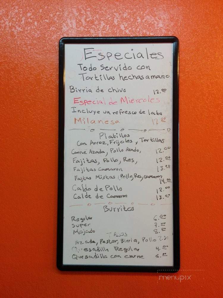 El Patio Mexican Birrieria - San Jose, CA menu_pic