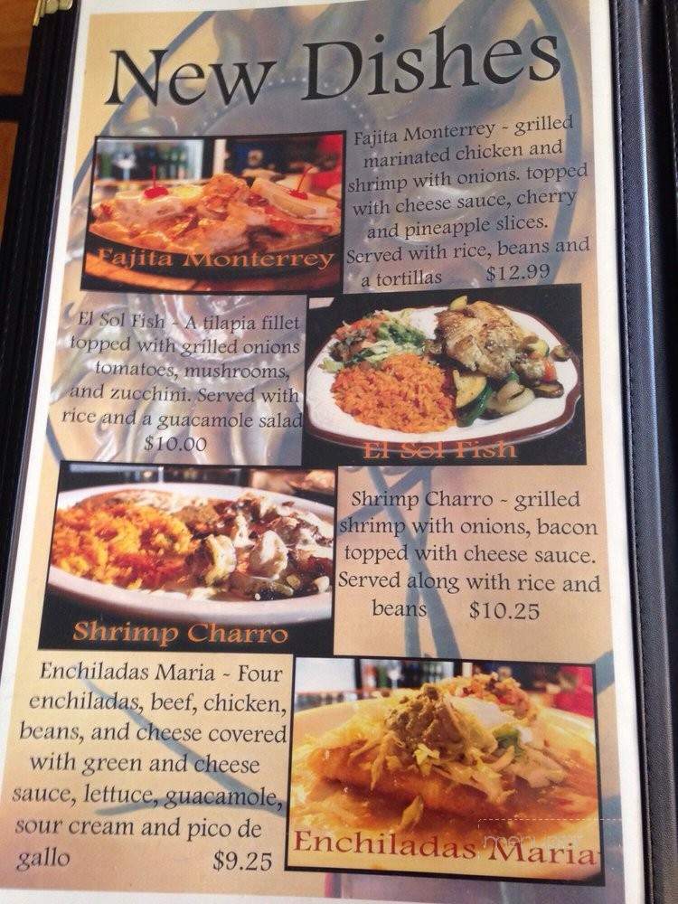 El Sol - Solon, IA menu_pic