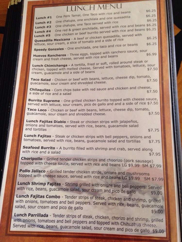 El Sol - Solon, IA menu_pic