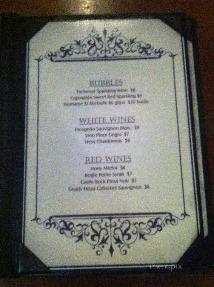 Esquire Bar & Lounge - Pasadena, CA menu_pic