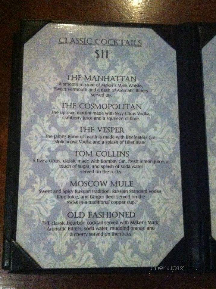 Esquire Bar & Lounge - Pasadena, CA menu_pic