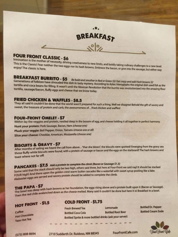 /250202663/Four-Front-Cafe-Ruidoso-NM - Ruidoso, NM