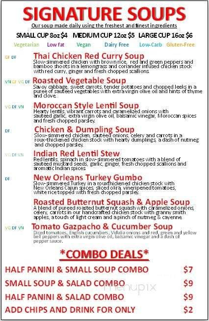 Fresh and Hearty - New York, NY menu_pic