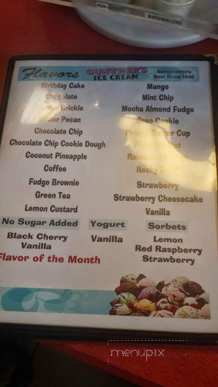 Frozen In Time Treats - Sacramento, CA menu_pic