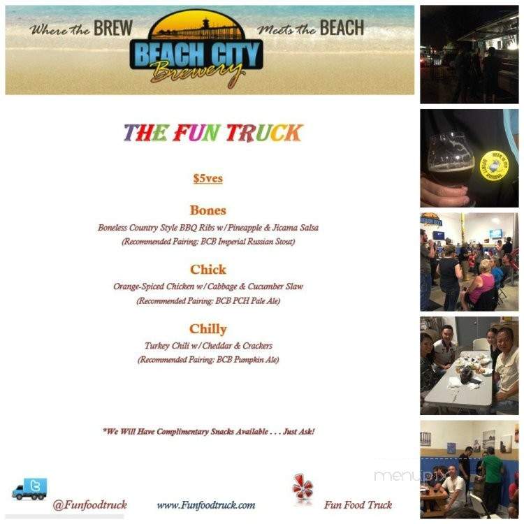 Fun Food Truck - Orange, CA menu_pic