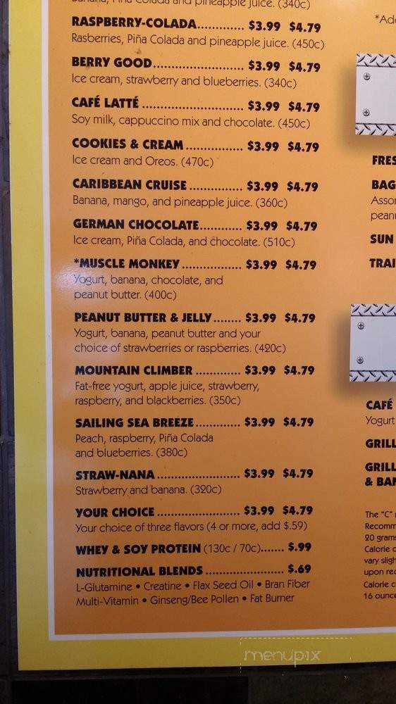 Muscle Monkey Grill - Louisville, KY menu_pic