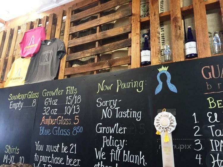 Guadalupe Brewery - Carlsbad, CA menu_pic