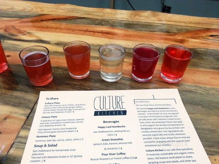 Happy Leaf Kombucha - Denver, CO menu_pic