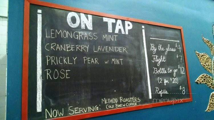 Happy Leaf Kombucha - Denver, CO menu_pic