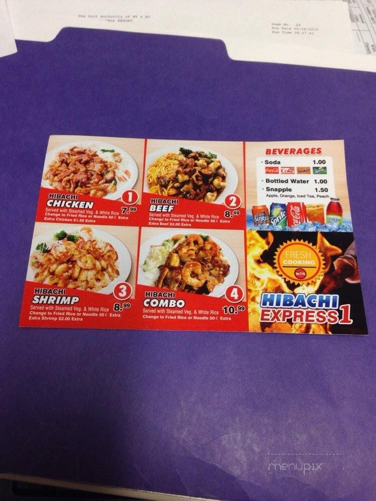 Hibachi Express 1 - New York, NY menu_pic