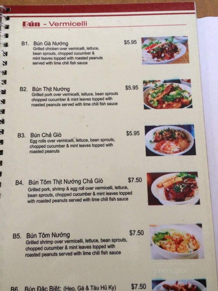 Hue Thuong - Garden Grove, CA menu_pic