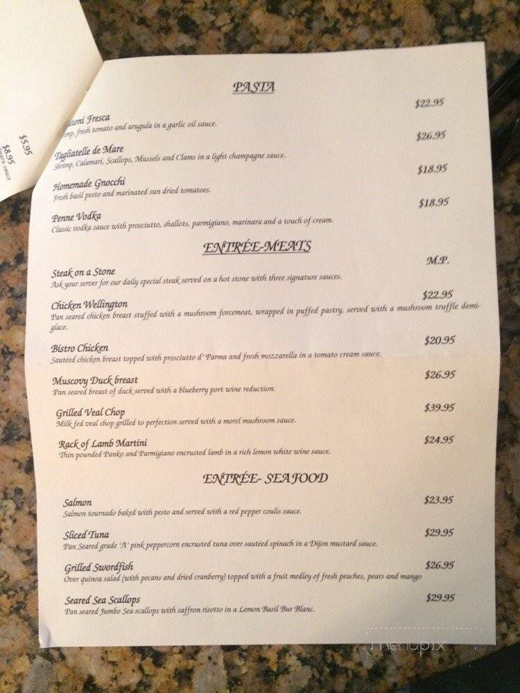 Irvington Bistro & Pizza - Irvington, NY menu_pic