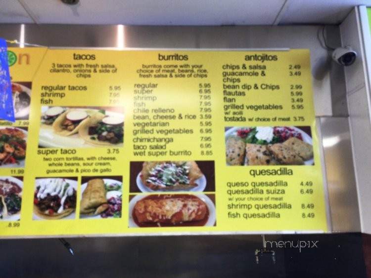 La Taqueria Limon - Discovery Bay, CA menu_pic