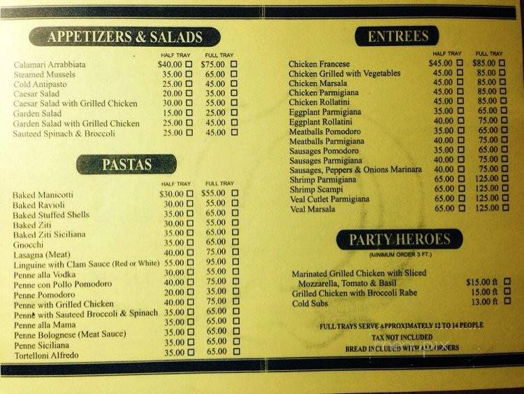 Delizia Pizza Kitchen - Ledgewood, NJ menu_pic