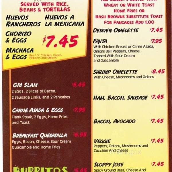 Leo's Mexican Grill - Long Beach, CA menu_pic