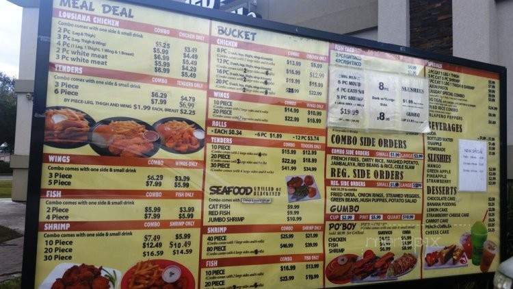 /250127816/Louisiana-Famous-Fried-Chicken-Menu-Houston-TX - Houston, TX