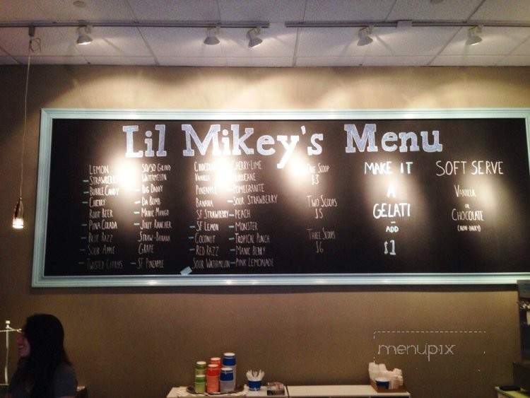 Lil Mikey's Gourmet Italitan Ice - Murfreesboro, TN menu_pic