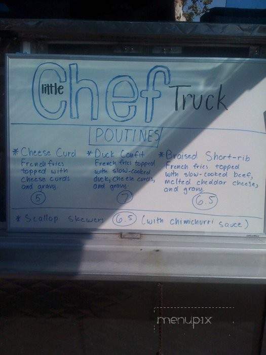 Little Chef Truck - San Jose, CA menu_pic