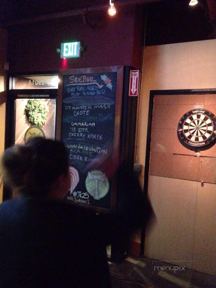 The Sidebar - Portland, OR menu_pic