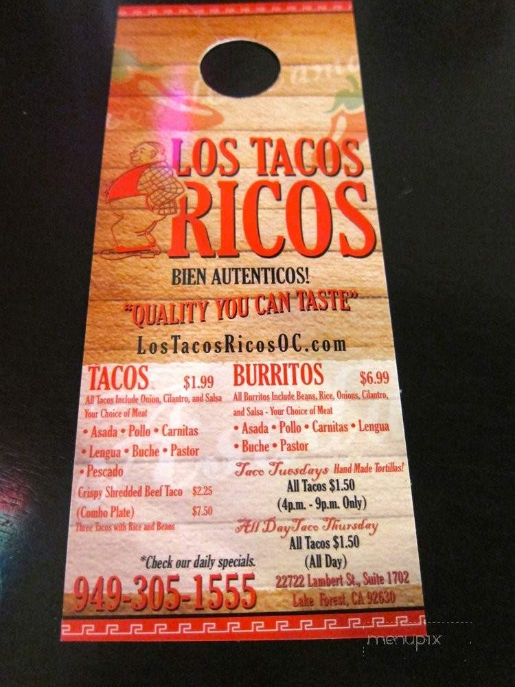 /250259970/Los-Tacos-Ricos-Lake-Forest-CA - Lake Forest, CA