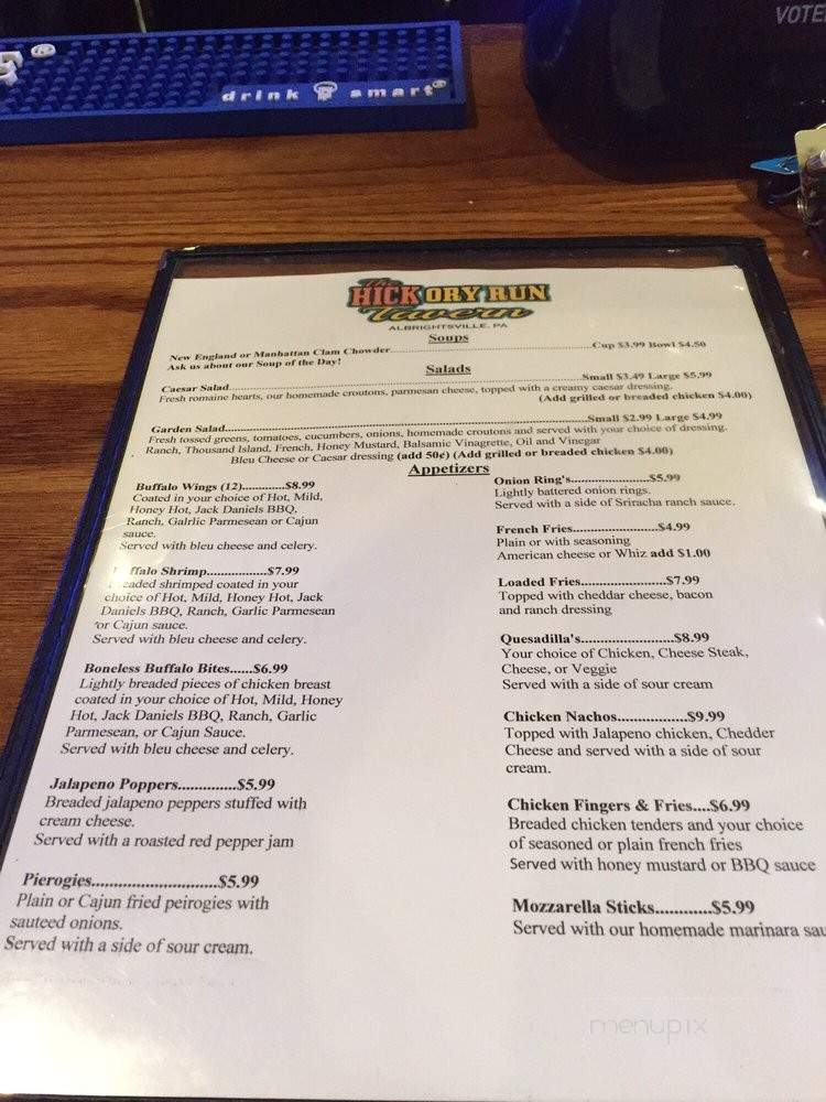 Maggie's Hickory Run - Albrightsville, PA menu_pic