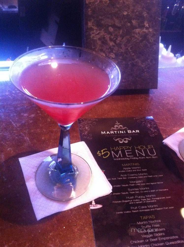 Martini Bar - Hallandale Beach, FL menu_pic