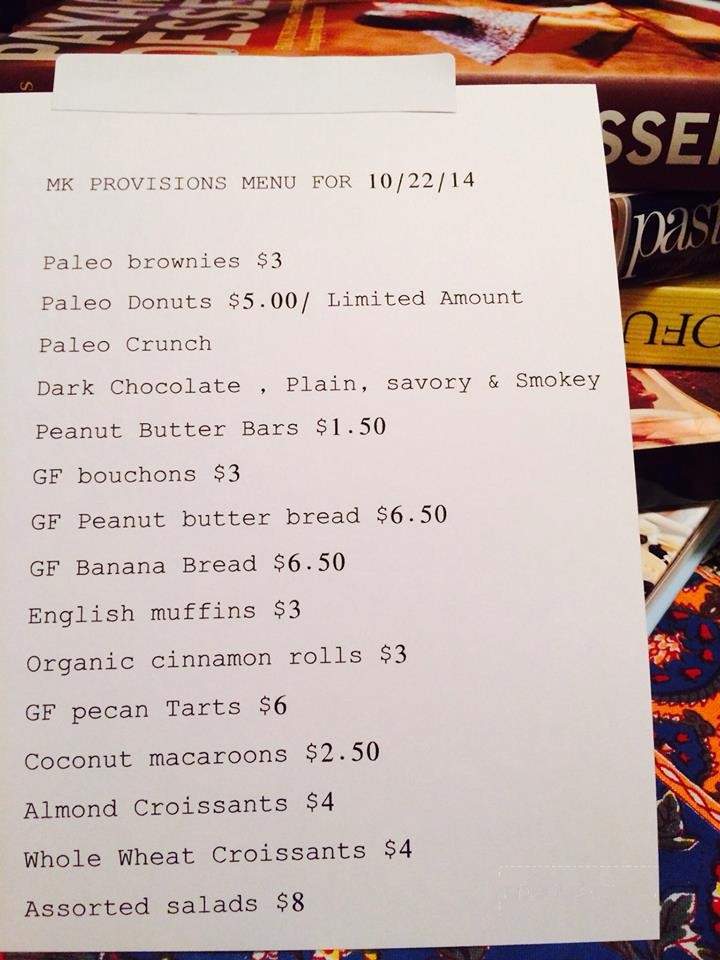 M+K Provisions - Hawkins, TX menu_pic