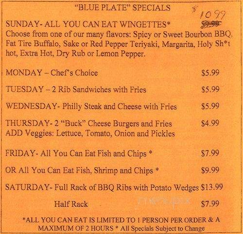 Nite Owl Sports Bar & Grill - Lakewood, CO menu_pic