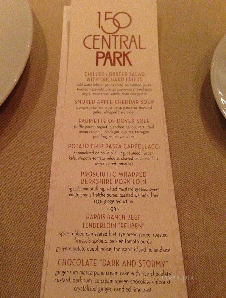 150 Central Park - Fort Lauderdale, FL menu_pic