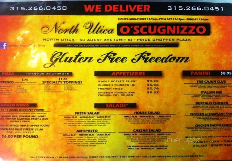 /250338648/Oscugnizzo-Pizzeria-North-Utica-Utica-NY - Utica, NY