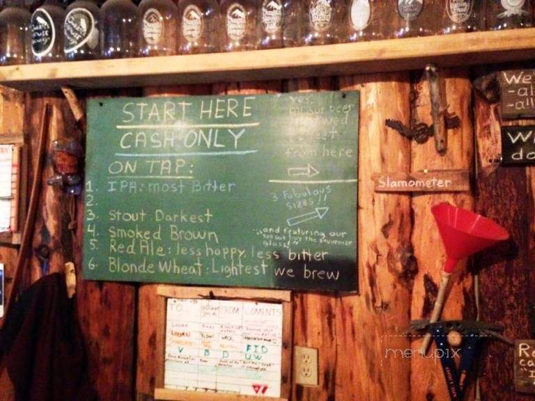 Ourayle House Brewery - Ouray, CO menu_pic