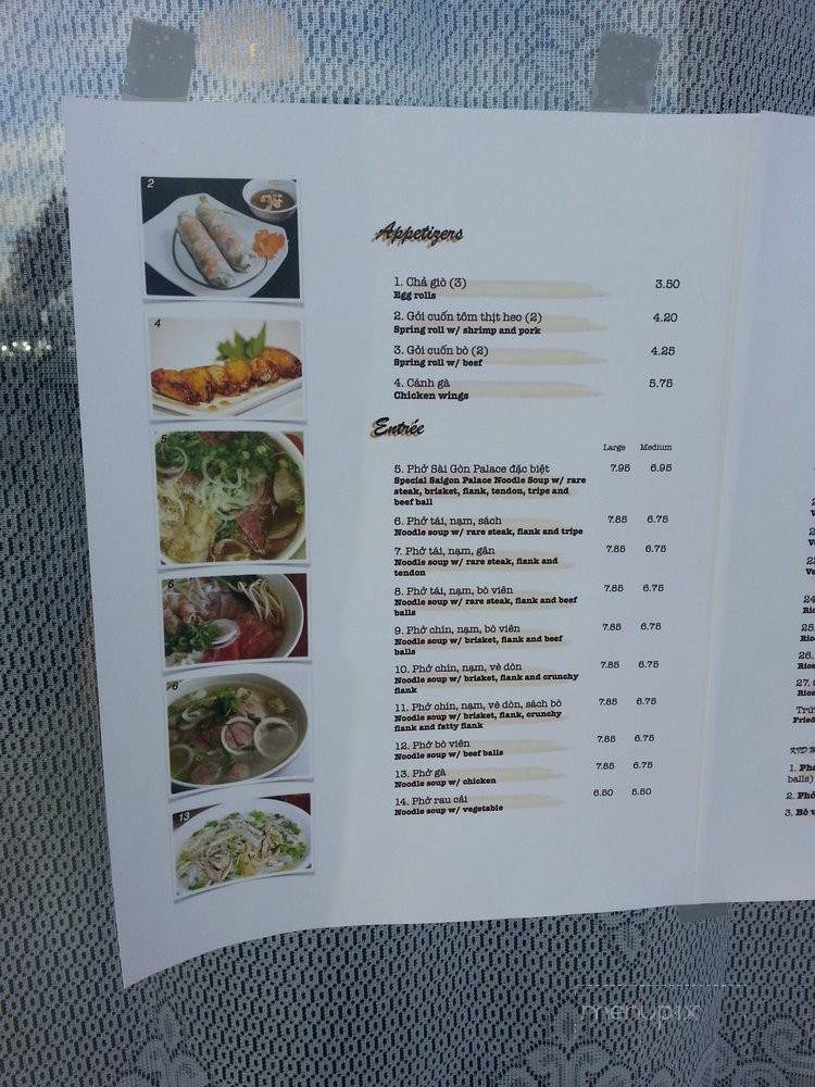 Pho Saigon Palace - Citrus Heights, CA menu_pic